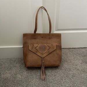 Anthropologie Shoulder Bag with Removable Pouch